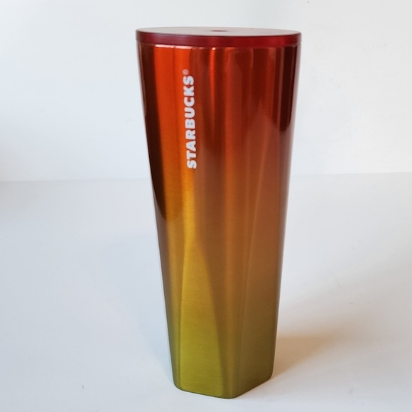 Starbucks Summer ‘Heat Gradient’ Ombre SS Geo Metal Tumbler - Picture 2 of 6